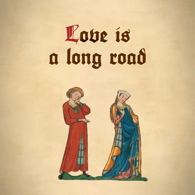 Cover artwork for "Love Is A Long Road" by Cornelius Link, a Bardcore version of the Tom Petty song